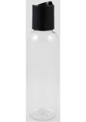 2oz Clear Plastic Bottle (Set of 6)