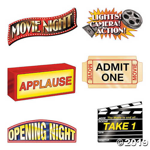 Movie Night Cutouts