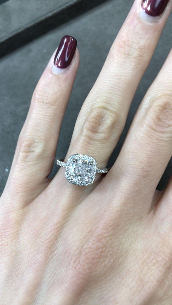 لكل التصالح 2 carat cushion cut engagement rings - solarireland2020.com