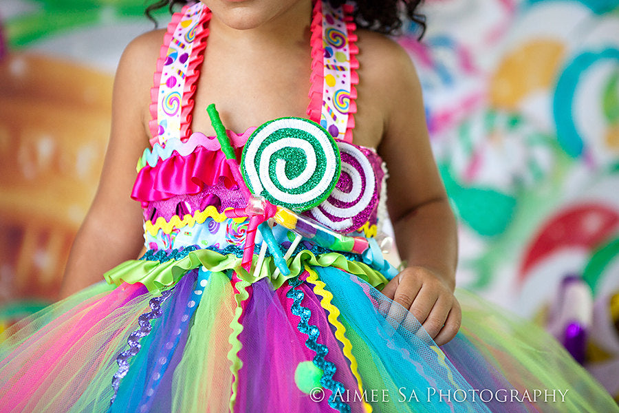 candyland tutu dress