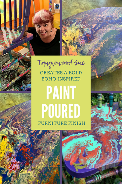 Tanglewood Sue Paint Poured Projects
