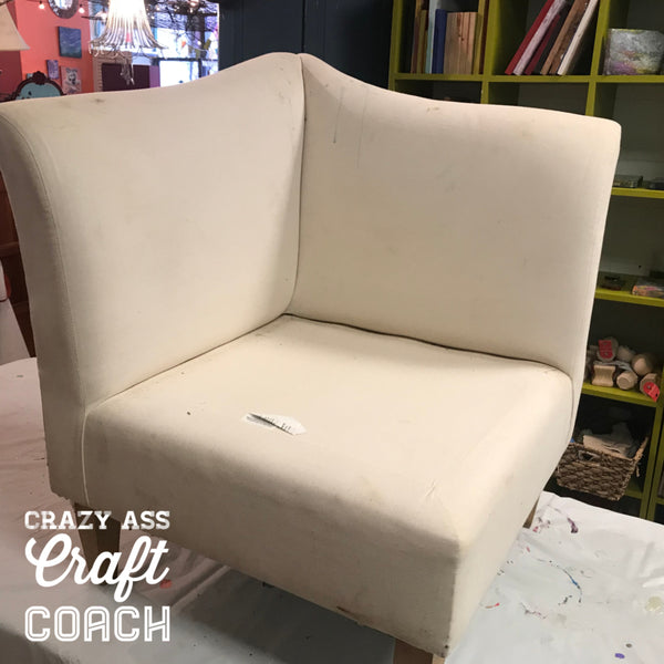 How to Paint upholstery and sectionals Tanglewood Sue