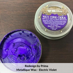Redesign with Prima Metallique Wax - Electric Violet - Tanglewood Works