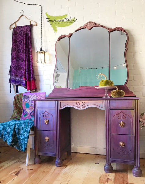 Boho Purple Majesty Vanity - Tanglewood Works