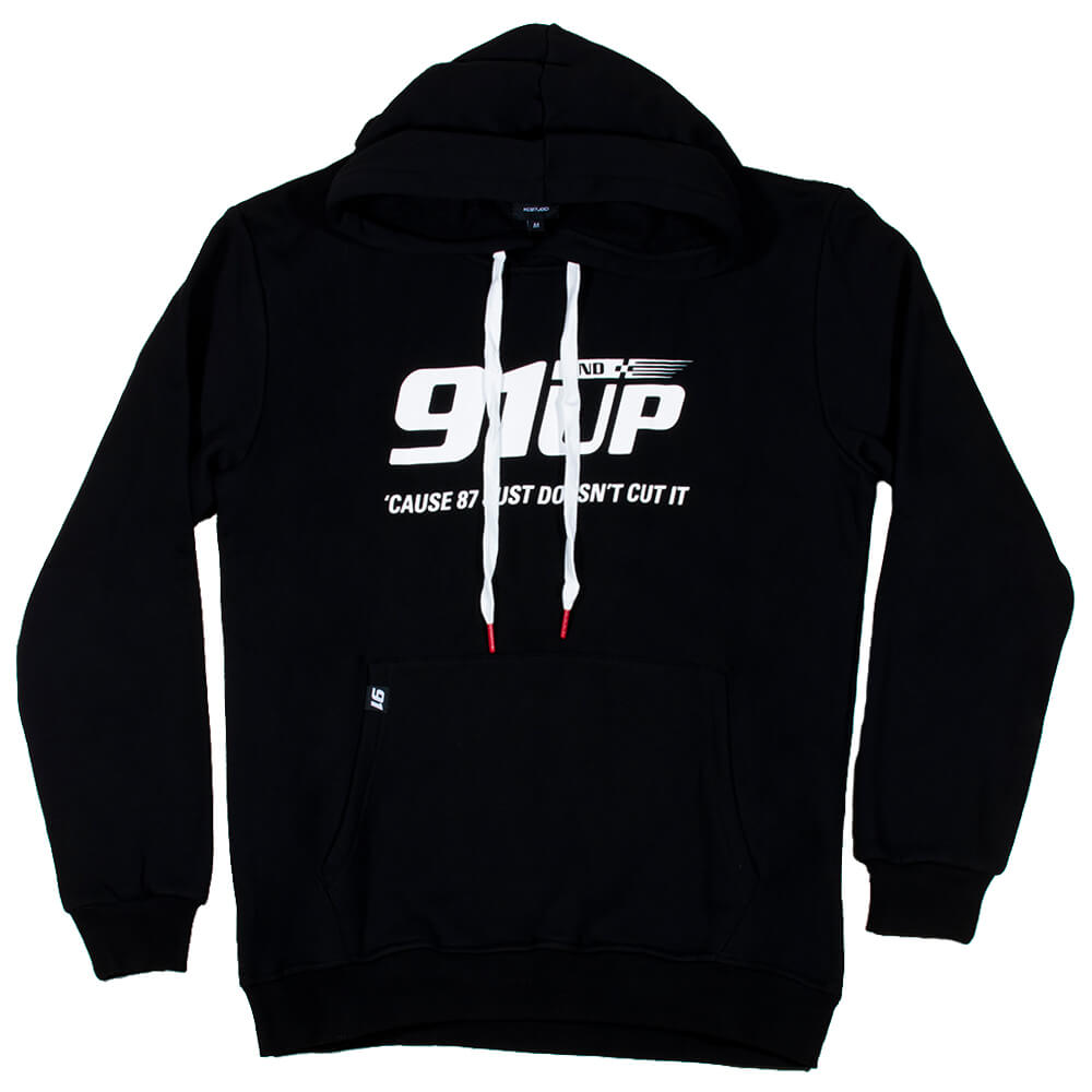 Slogan Hoodie - Black