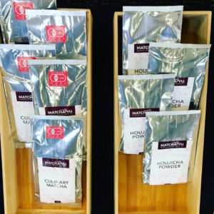 Matcha Yu Tea Culinary Matcha and Houjicha Powder in Econic home compostable packaging