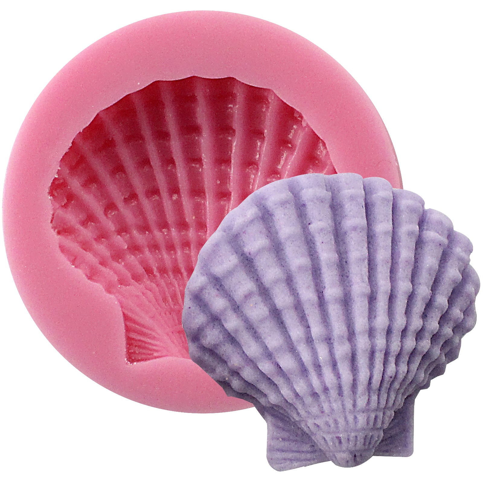 Sea Shell Seashell Silicone Mold A975 For Chocolate Candy Fondant Soap Resin 