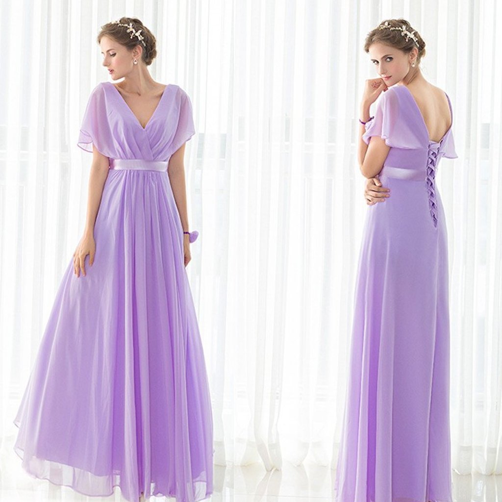 purple bridesmaid dresses