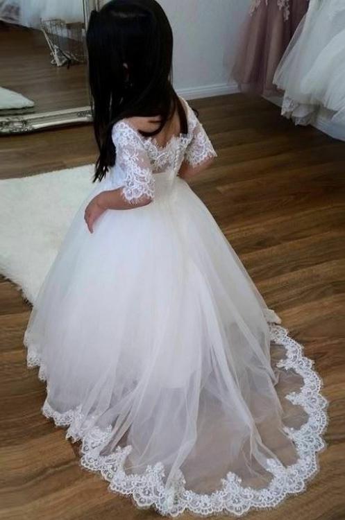 lace little girl dresses