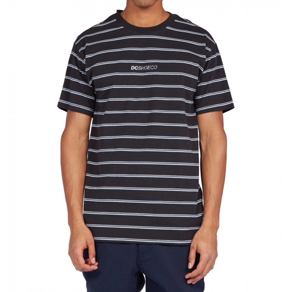 DC Mixer Stripe SS Tee Navy Blazer