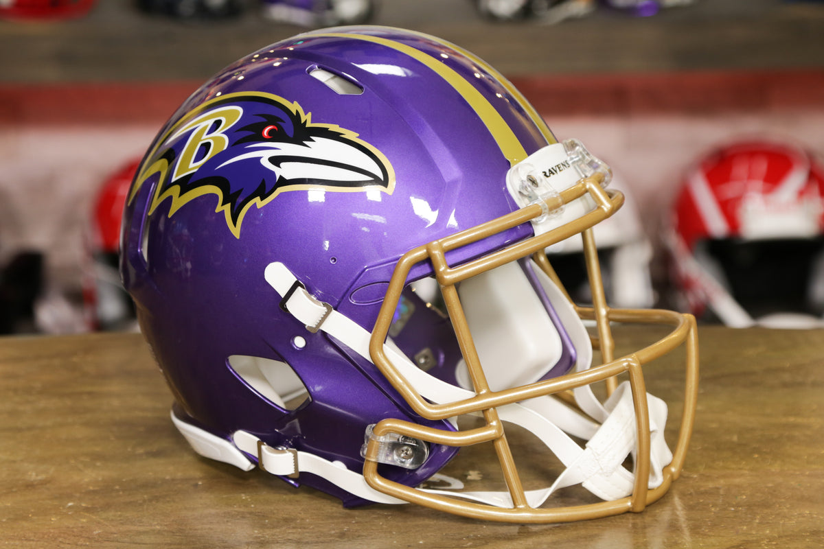 ravens throwback helmet