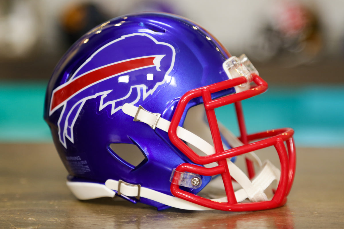 Riddell Buffalo Bills 1987-2001 Throwback VSR4 Mini Helmet