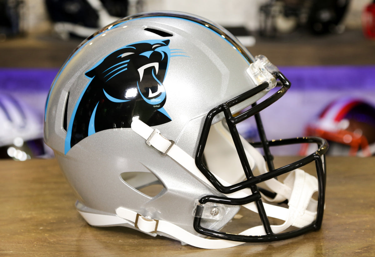 panthers chrome helmet