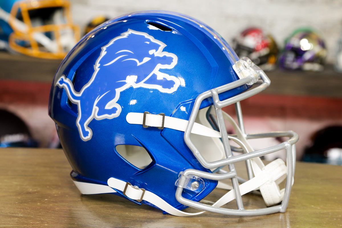 detroit lions helmets