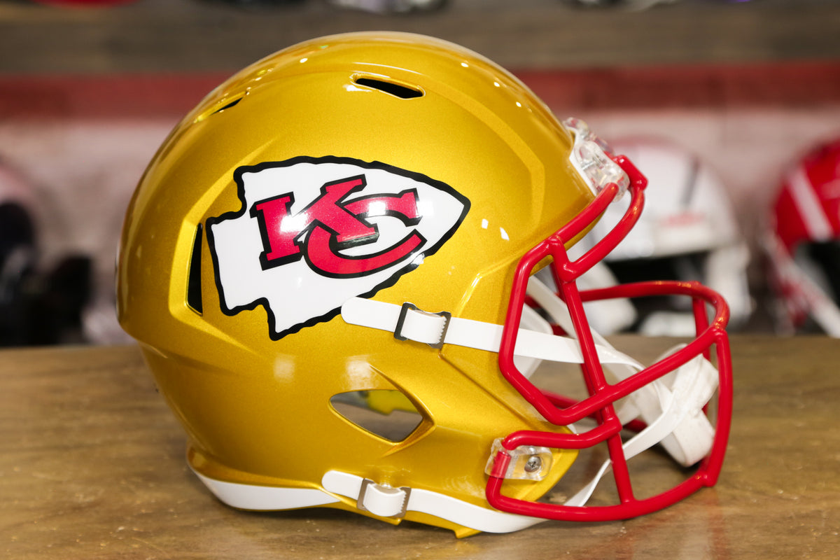 Kansas City Chiefs NFL Riddell Speed FLASH Alternate Mini Helmet