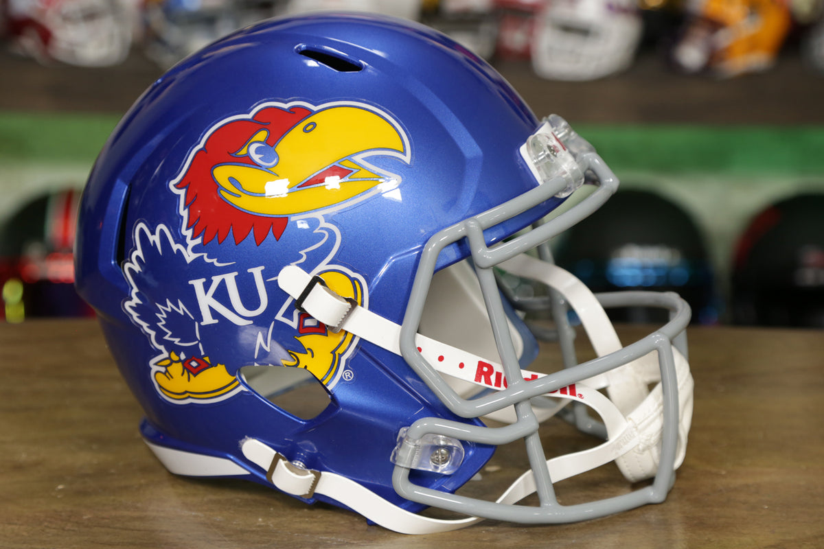 kansas football helmets