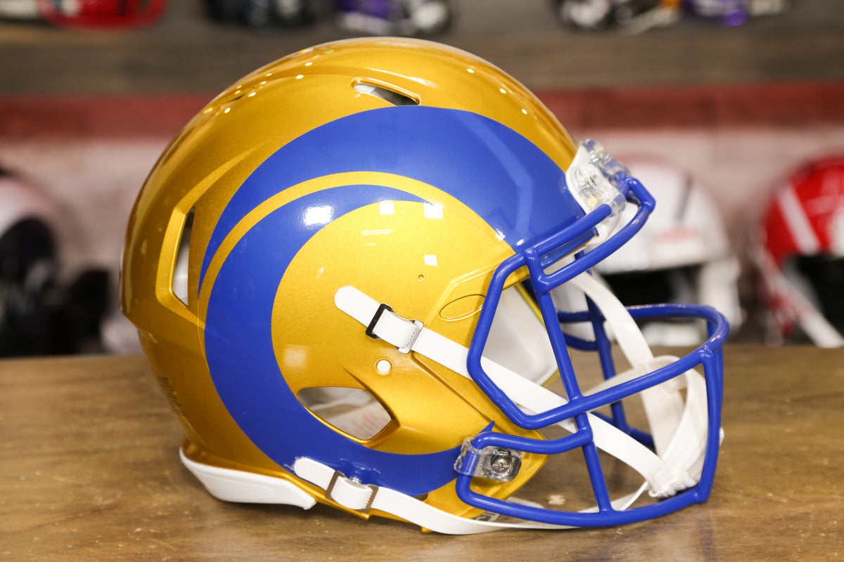 Los Angeles Rams Special Edition Flash Authentic Helmet Green