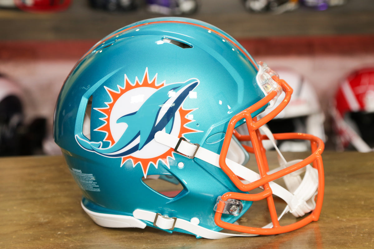 Jaylen Waddle Miami Dolphins Autographed Black Matte Speed Mini Helmet