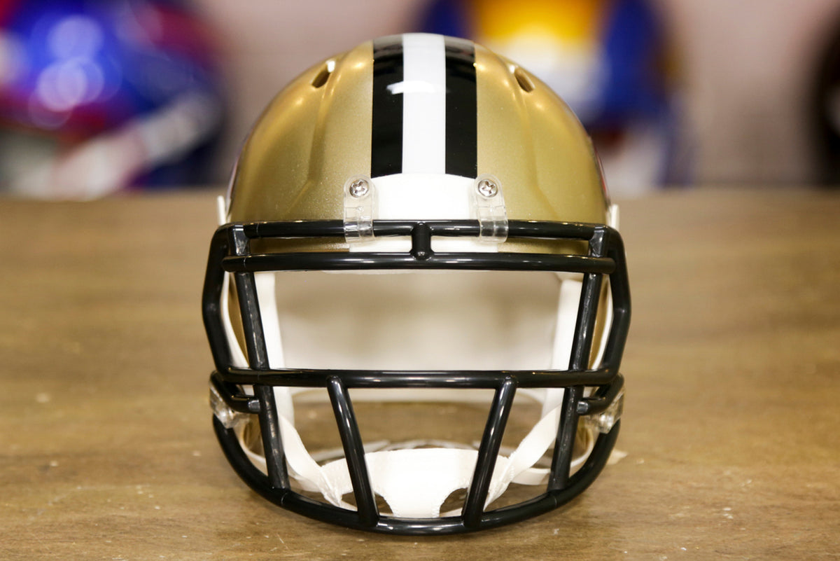 New Orleans Saints Riddell Speed Mini Helmet Green Gridiron Inc 4350