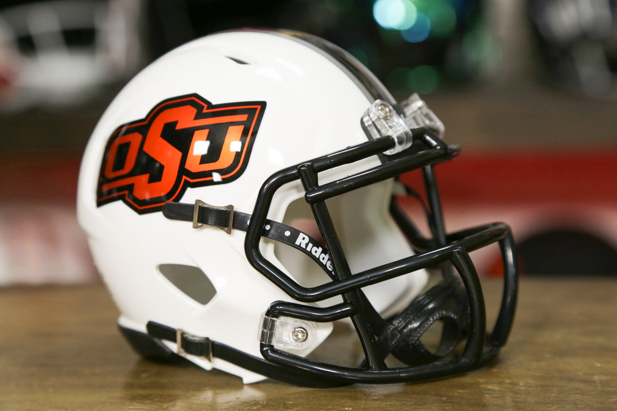 oklahoma state mini football helmet