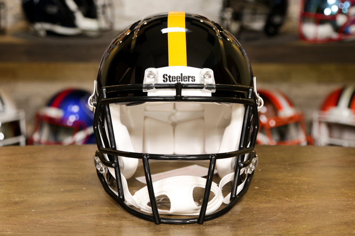 T.J. Watt & Chase Claypool Signed Steelers Full-Size Authentic On-Field  SpeedFlex Helmet with Visor (Beckett)