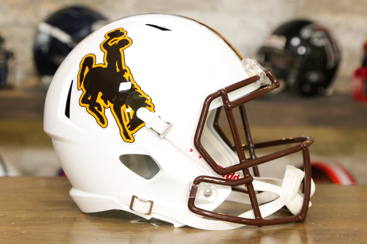 wyoming football helmet