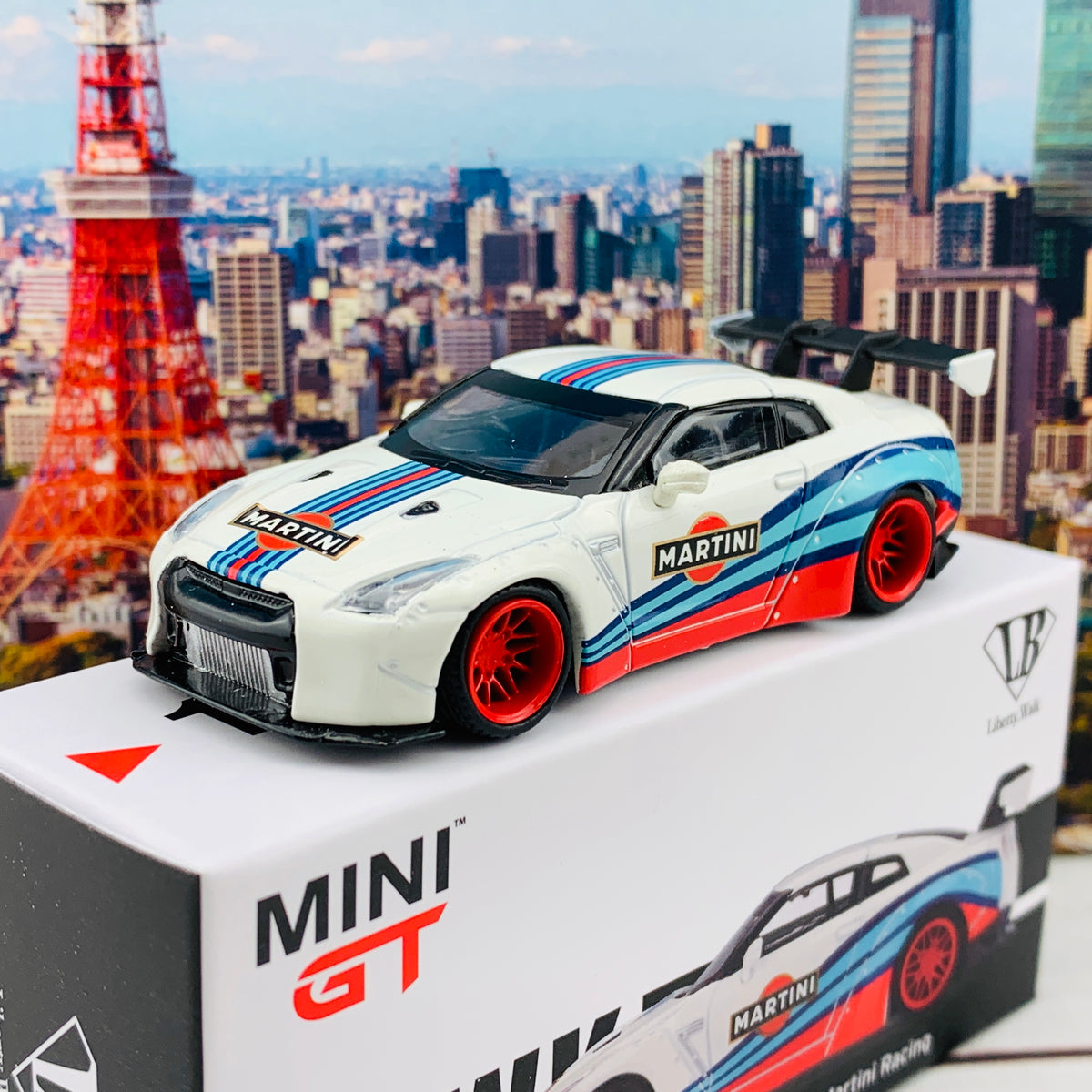 MINI GT 1/64 LB WORKS Nissan GTR R35 Type 1 Rear Wing Version 1, Marti