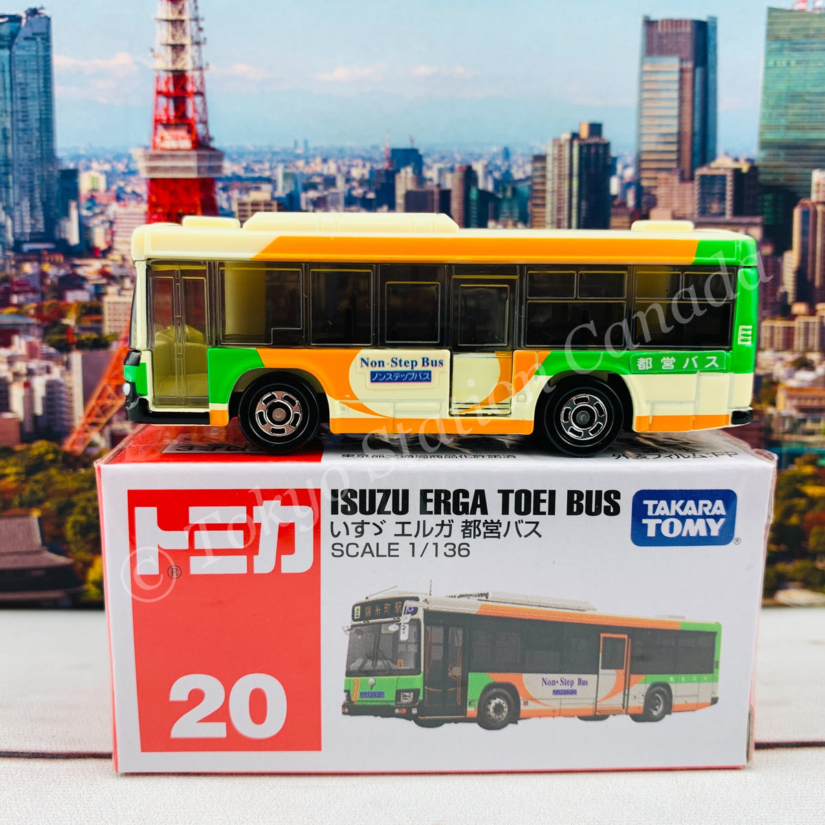 tomica isuzu erga toei bus