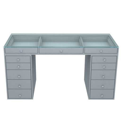 SlayStation® Pro 2.0 Tabletop + Vanity Mirror + 5 Drawer Units Bundle - Lifestyle Furniture