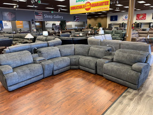 This piece features plush cushioning with just the right amount of give, so you'll always feel supported as you lounge after a long day at work or play. 