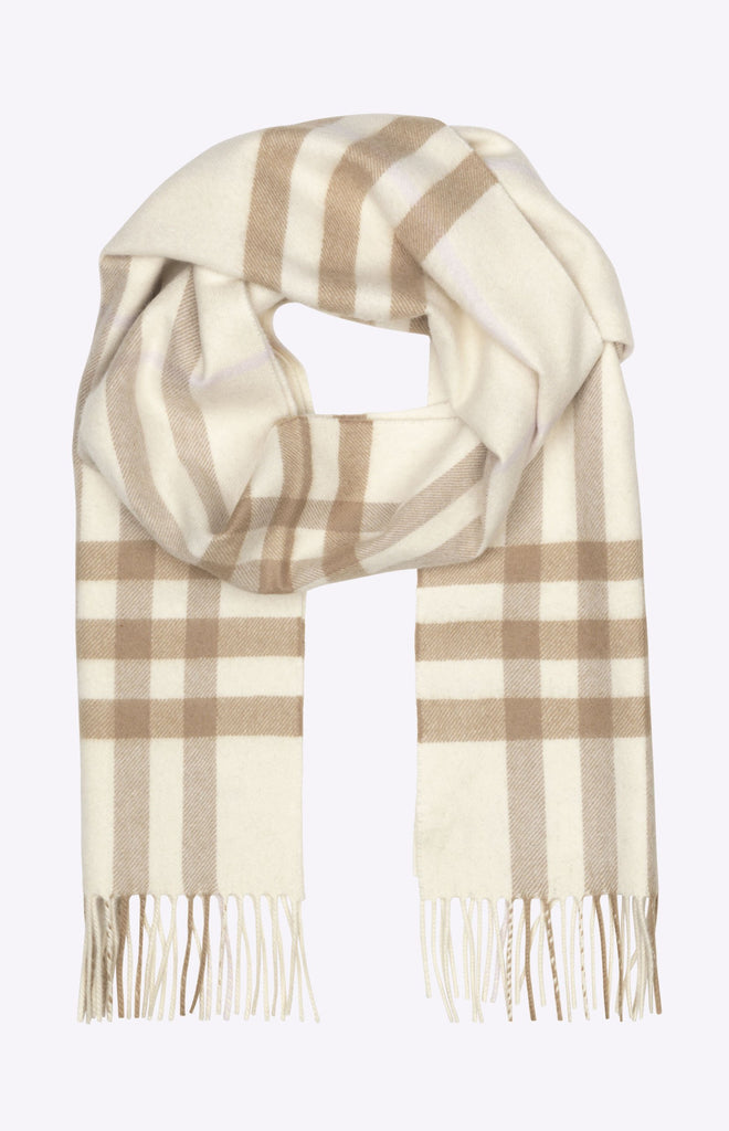 burberry classic giant check cashmere scarf