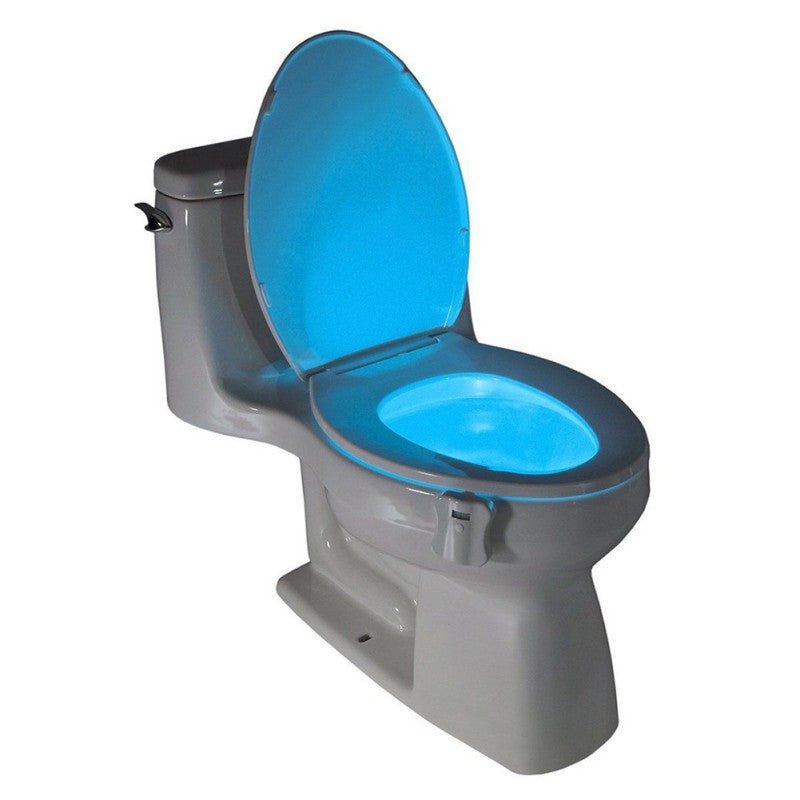 automatic toilet bowl light