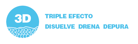 tratamiento anticelulitico triple acción: drena, disuelve y depura
