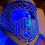 mascara led azul para pieles tendencias acneica