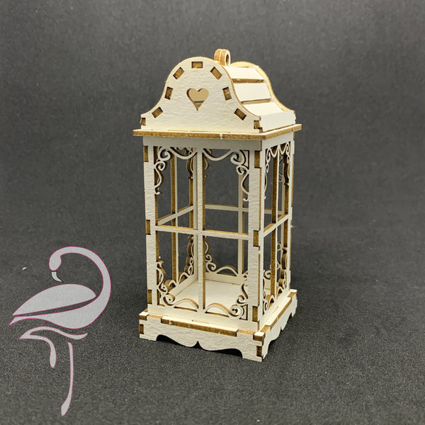 Download 3d Lantern 84 X 38 X 40mm Chipboard 1 5mm Thick Flamingo Craft