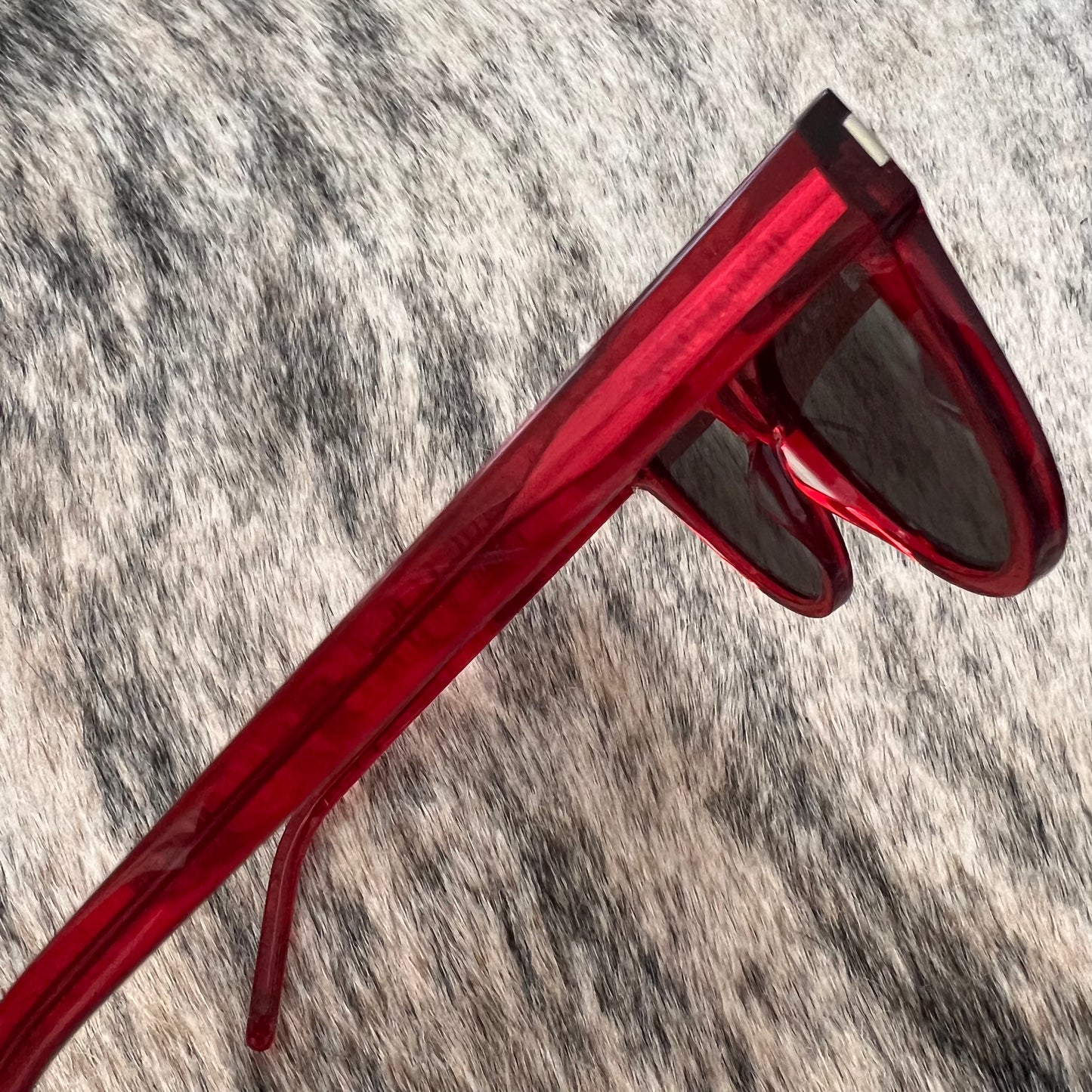 YSL Red Cat Eye Sunglasses