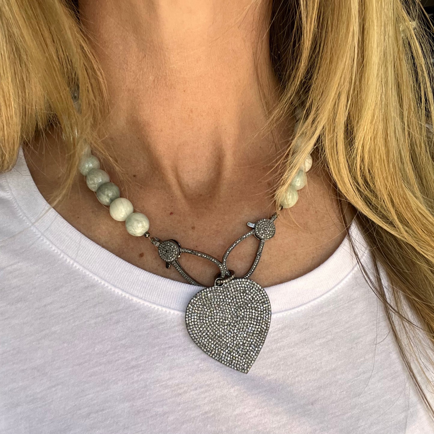 Evergreen Diamond Heart Pendant