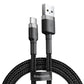 Baseus Cafule Type C to USB charging cable black 0.5m