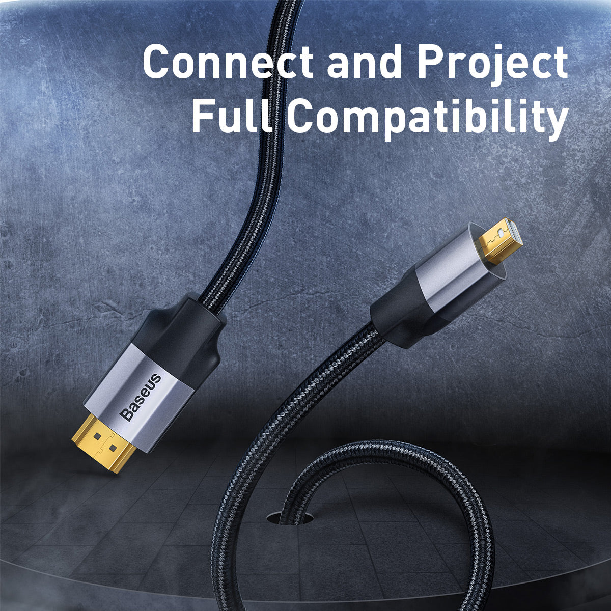 Baseus Enjoyment Two Way Mini DP Display Port to DisplayPort Cable (3m)