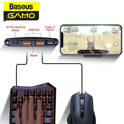 Baseus GAMO Mobile and iPad Gaming Suite with Keyboard and Mouse