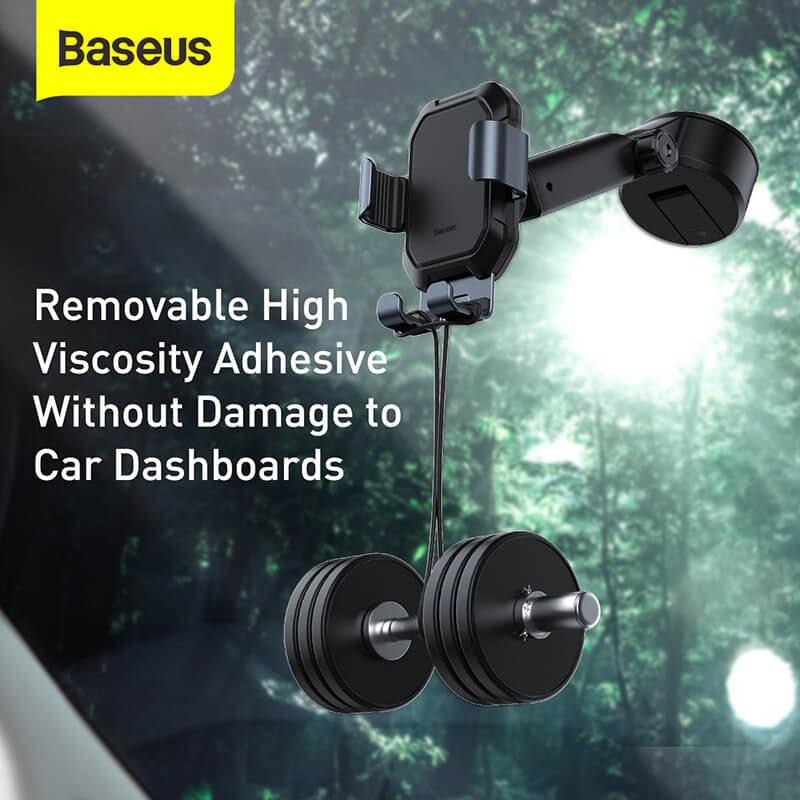 BASEUS Tank Gravity Long Arm Phone Car Mount (Suction Cup Base)