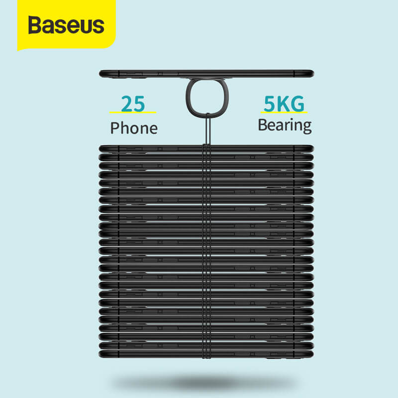 Baseus invisible phone ring holder can bear the weight of 25 phone or 5 kgs