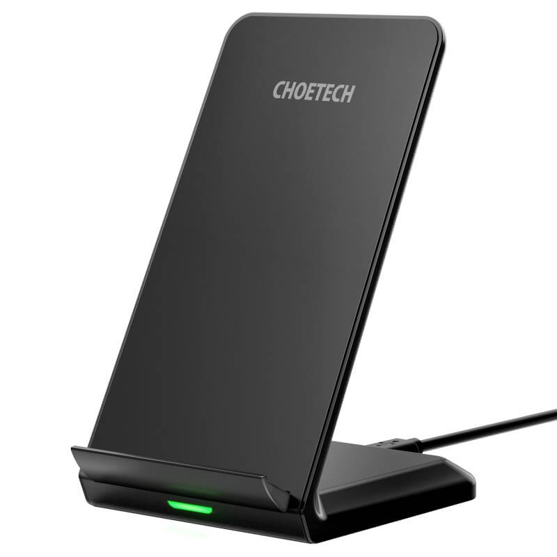 CHOETECH 15W Wireless Charger Fast Charging Upright Stand