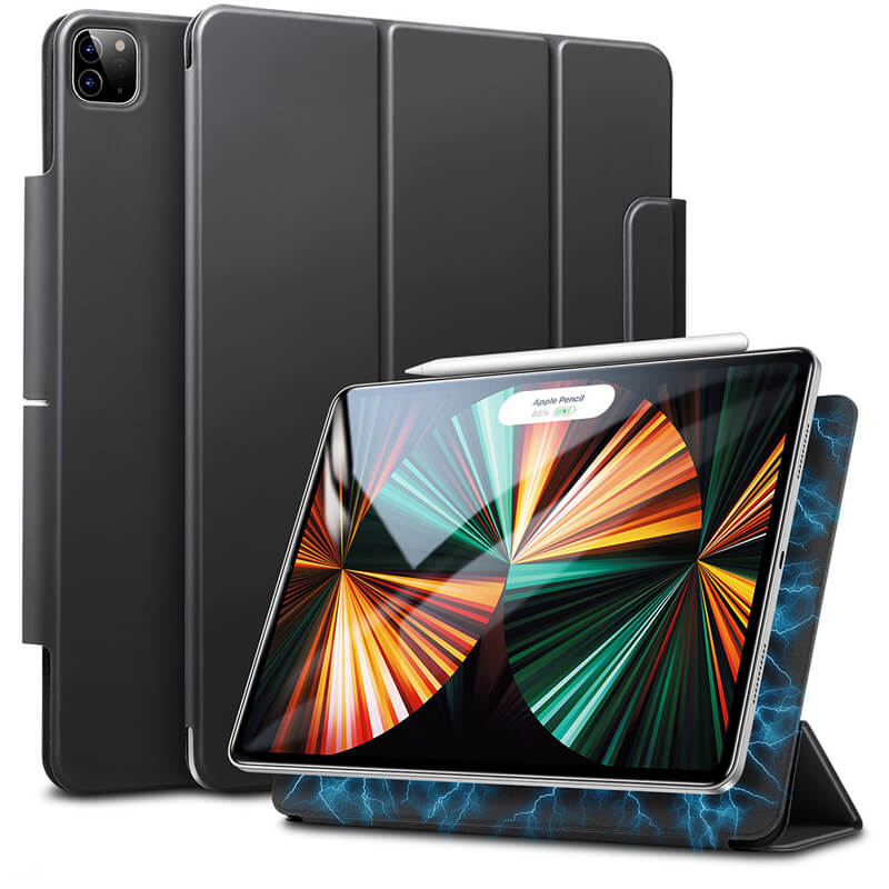 ESR iPad Pro 12.9" Gen 4th/5th/6th Case (2020, 2021, 2022)| Rebound Magnetic Case - Black