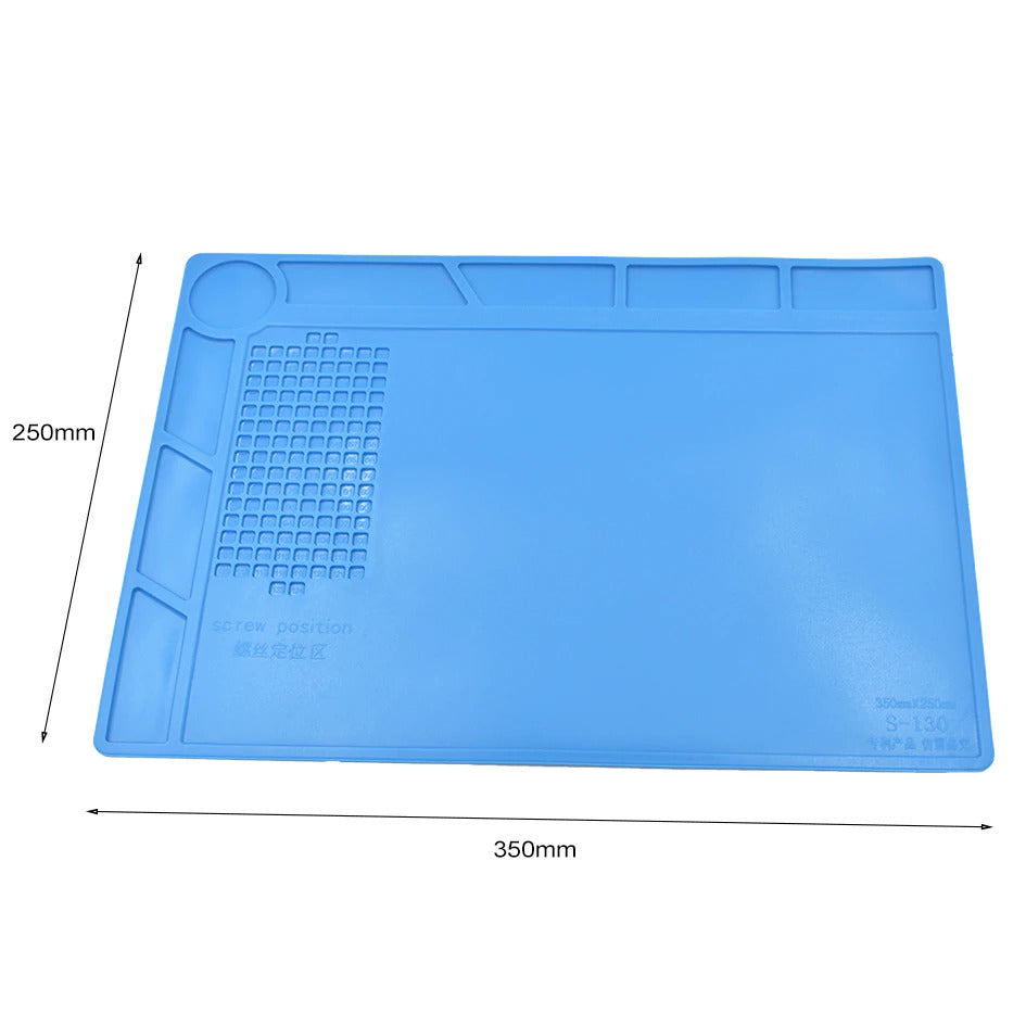 S-130 Blue Anti-Static Repair Work Mat (35cm x 25cm)