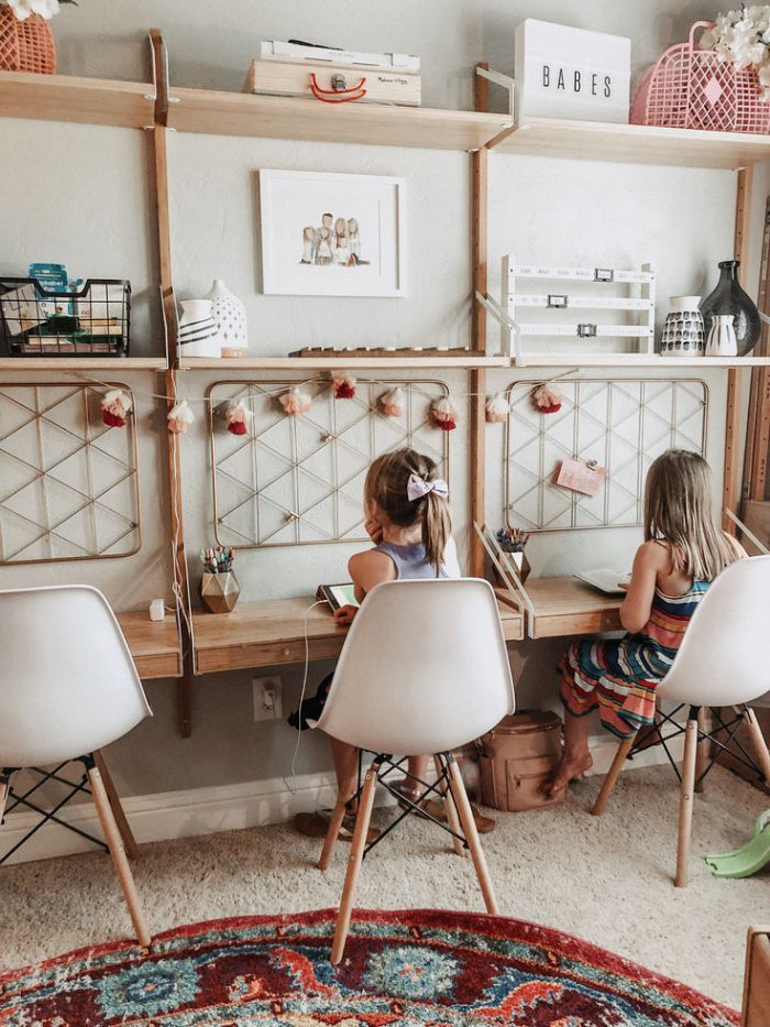 nordic style kids study space