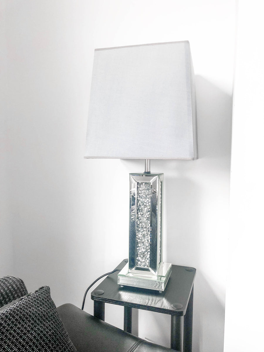 diamond crush table lamp