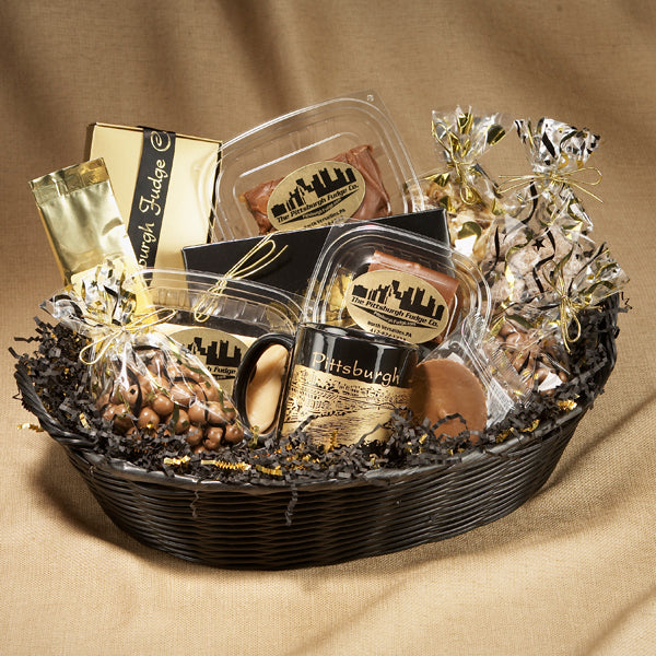 Large Pittsburgh Gift Basket The Pittsburgh Fudge Company