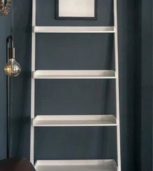 White Ladder Shelves