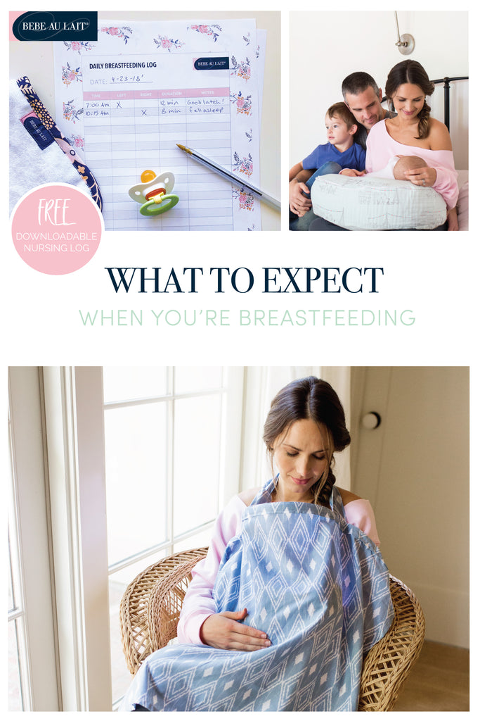What to expect when you're breastfeeding
